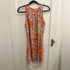 Beautiful LOFT dress - bright coral size 10